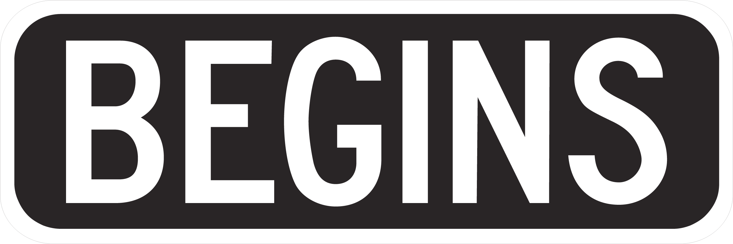 Regulatory Sign 20x60